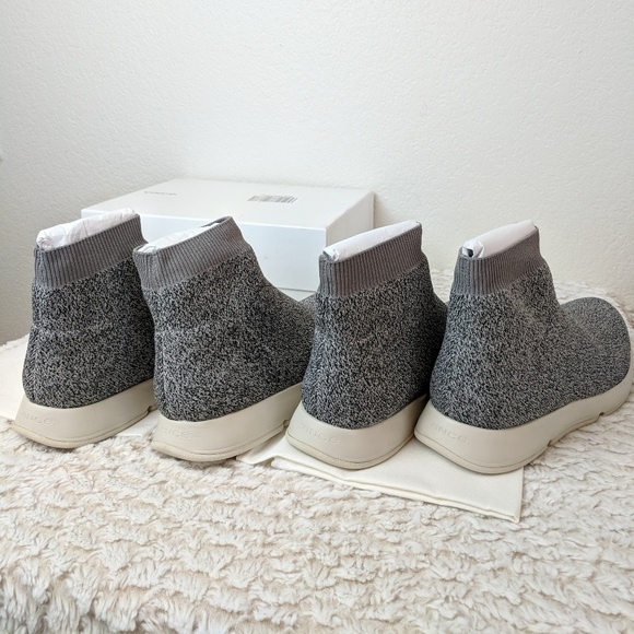 Vince Tyra Gray Sock Shoes - Brand New - Picture 6 of 8